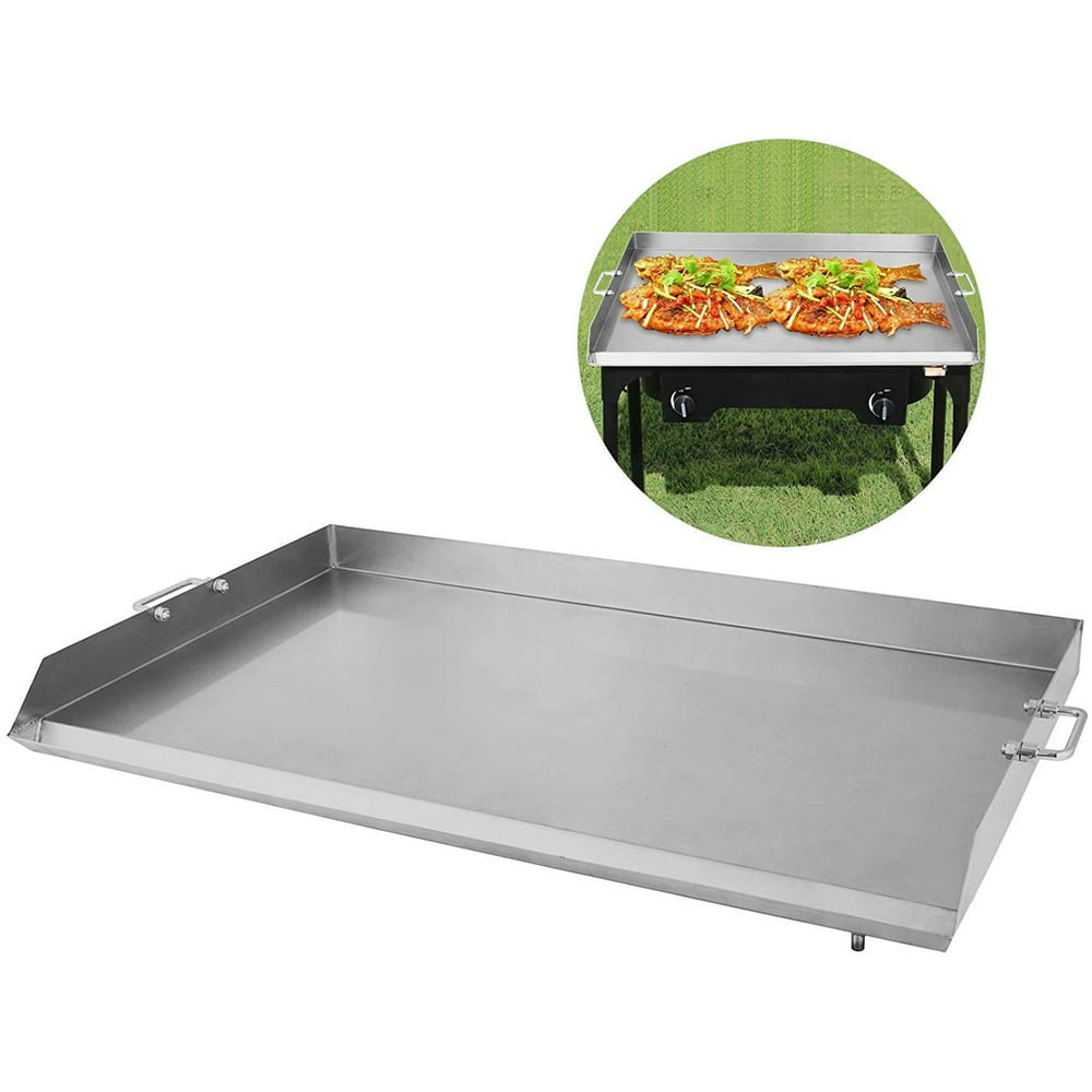 VEVOR 36" x 22" Stainless Steel Universal Flat Top Griddle with Flat Top Griddle Stainless Steel