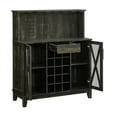thumbnail image 5 of Gramercy Way Jill Zarin Bar Coffee Station Microwave Cabinet in Charcoal, 5 of 6