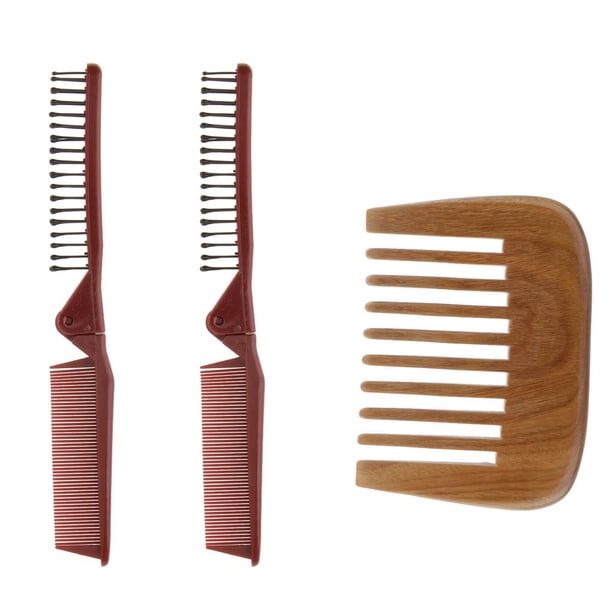 Cepillo de peine plegable,peine de bolsillo,peine de viaje,cepillo plegable,peine de madera,sándalo.Combina,peine de cepillo plegable,peine antiestático,peine de pelo plegable,peine de