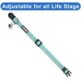 thumbnail image 5 of Pawtitas Reflective Cat Collar with Safety Buckle and Removable Bell Cat Collar Kitten Collar Teal Cat Collar, 5 of 8