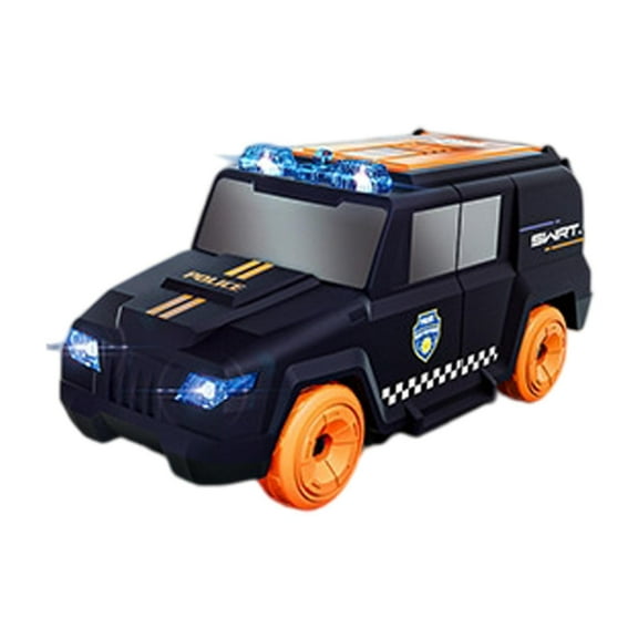 Almencla Police Car Toy Children Car Model Role Play Educational Electric Vehicle Toy Truck Toy for Holiday Present Preschool