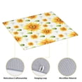 thumbnail image 4 of YFYANG Absorbent Dish Drying Mat for Kitchen, Reusable Sunflower Floral Graffiti Microfiber Dish Mat, 16 x 18 inch, 4 of 9