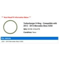 thumbnail image 2 of Turbocharger O-Ring - Compatible with 2012 - 2013 Mercedes-Benz S350, 2 of 2