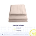 thumbnail image 4 of Juego de sábanas Sweet Home Collection California King Beige, 4 of 6