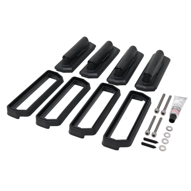Yakima 8000251 Roof Rack Mounting Kit Component Landing Pad For 40 Inch Yakima Roof Rack Black Set Of 4