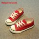 thumbnail image 2 of Zapatos Canva para niños, zapatos informales de moda con parte inferior plana para otoño, estilo coreano, versátiles, de pizarra blanca, para niños y niñas, 2 of 4