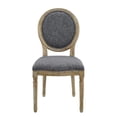 thumbnail image 4 of Pemberly Row 19" Oval Back Wood Dining Chairs in Gray (Set of 2), 4 of 12