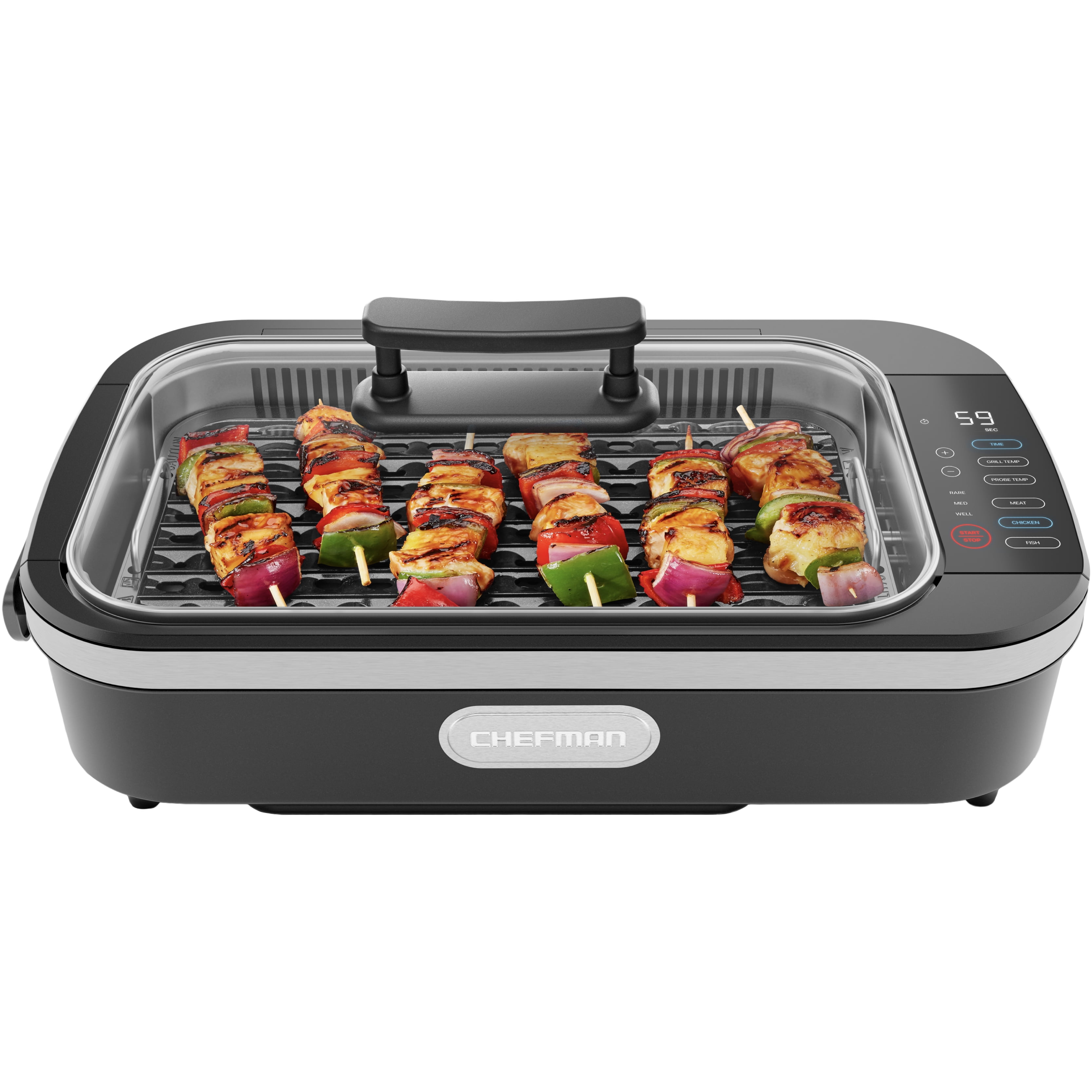 Chefman Electric Smokeless Indoor Grill w/ Non-Stick Cooking