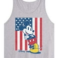 thumbnail image 2 of Disney - Americana - Mickey Vertical American Flag - Men's Jersey Tank Top, 2 of 4