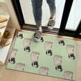 thumbnail image 2 of Cartoon Pug Dog Door Rugs,Washable Non Slip Door Mats Indoor,Decorative Door Mats,Entry Mat Indoor for Entrance,Bedroom,Kitchen,Bathroom,20"x32", 2 of 6
