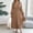 Khaki, variant on ZZwxWA Womens V Neck Dresses 2025 Long Sleeve Elegant Evening Party Dress Fall Pleated Flowy Casual High Waist Formal Dress