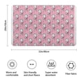 thumbnail image 2 of Pink Cartoon Unicorn Flower Pattern Bathroom Rugs Mat,Non Slip Microfiber Bathroom Rug,Rubber Backing,Soft Bathroom Mats for Bathroom Floor,Tub and Shower,20x32in(50x80cm), 2 of 4