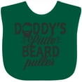 thumbnail image 3 of Inktastic Daddys Little Beard Puller Boys or Girls Baby Bib, 3 of 4
