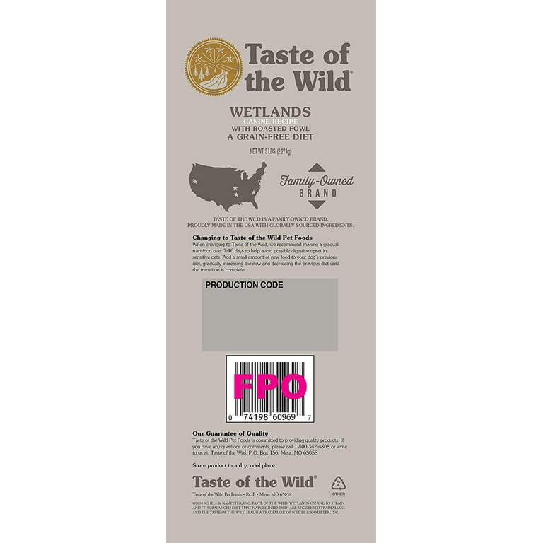 Taste of outlet the wild quality