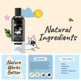 thumbnail image 3 of kin+kind Skunk Odor Eliminator Natural Dog and Cat Shampoo - Skunk Odor Removal - Activated Charcoal - Unscented - 12 fl oz, 3 of 5