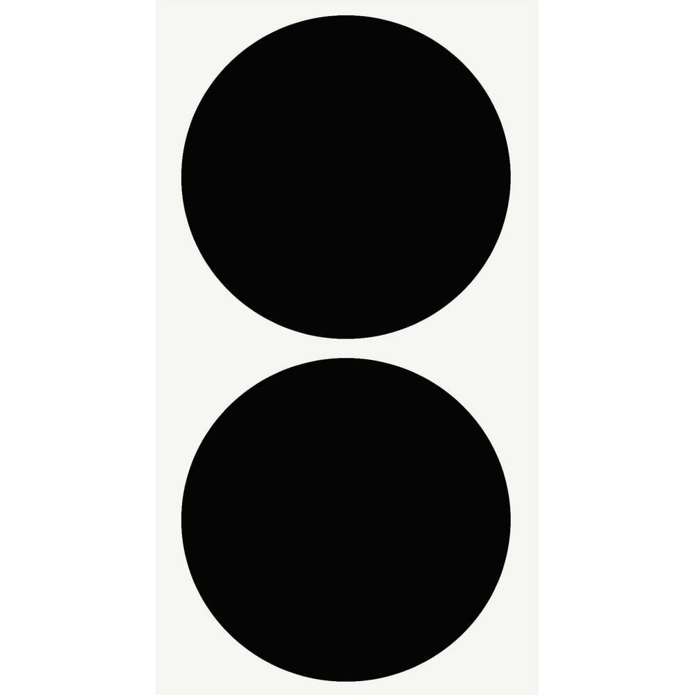 Royal Green Circle Stickers for AllPurpose Use (3" Inch) Black Labels