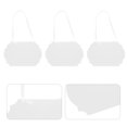 thumbnail image 2 of 5pcs Diy Blank Acrylic Hanging Sign Clear Reserved Seating Signs With Ribbon Wedding Chair Signs Hanging Labels Sign For Bride Groom, 2 of 9