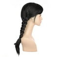 thumbnail image 5 of Onedor Girl's Long Curly Black Synthetic Wavy Hair Wednesday Cosplay Wigs (Style 2) …, 5 of 7