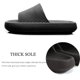 thumbnail image 2 of Zapatillas rosyclo Cloud Massage con suela gruesa antideslizante, color negro 36-37, 2 of 5