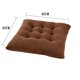 thumbnail image 2 of Juego de 4 cojines de asiento 40x40x3cm con tirantes para interior y exterior con sello Oeko Tex color verde manzana, 2 of 7