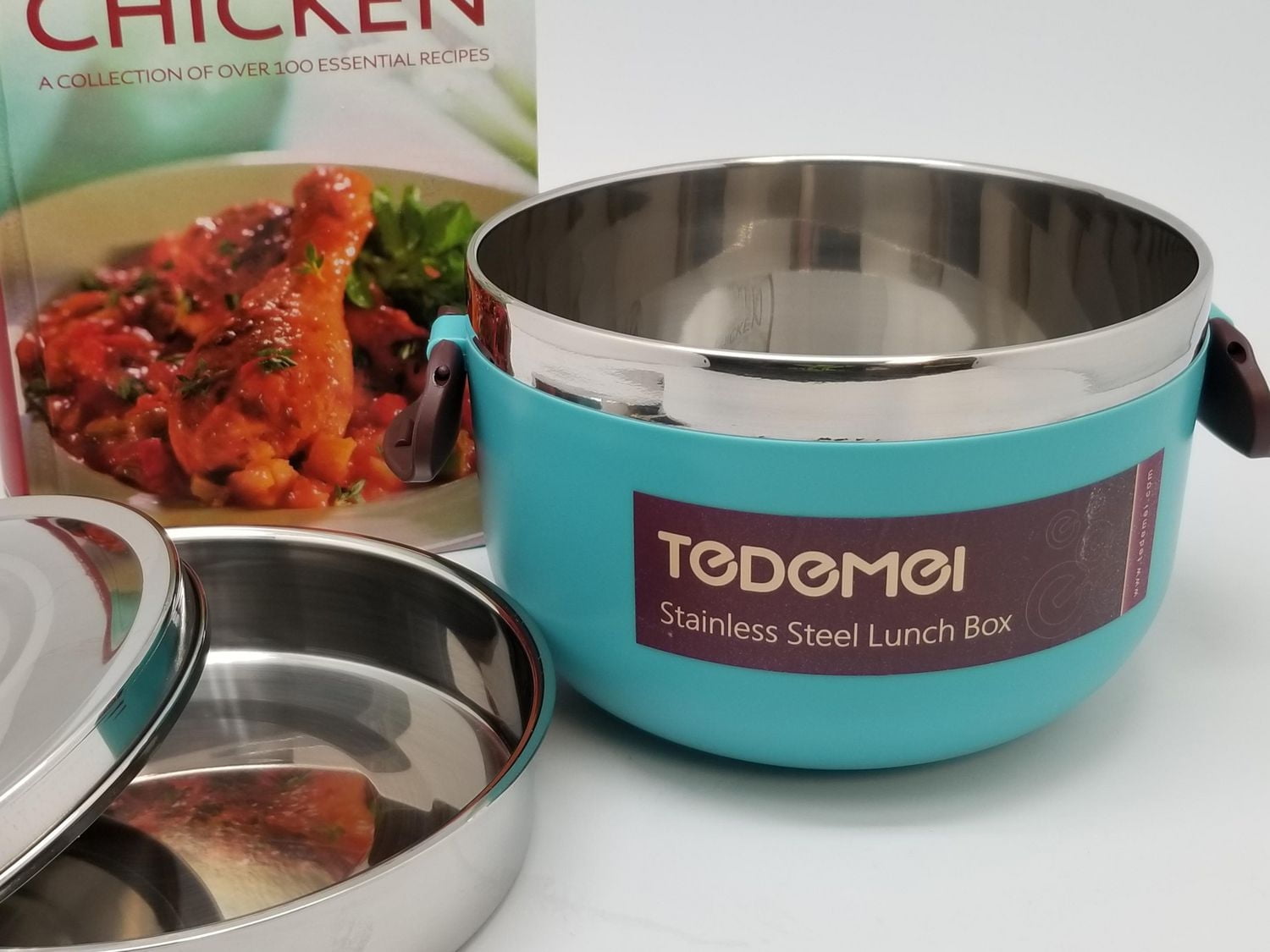 Tedemei 1 Liter Thermal 2 Layer Stainless Steel Thermal Lunch Box