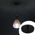 thumbnail image 4 of Black Ceiling Mounted Plate for Home 2pcs Durable Smooth Surface Easy to Install Round Base, 4 of 6