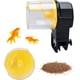 thumbnail image 1 of Alimentador automático de peces 100/210 ml (amarillo), dispensador de alimento para peces temporizador automático de acuario con dos cajas de alimentación para fines de semana festivos, 1 of 5