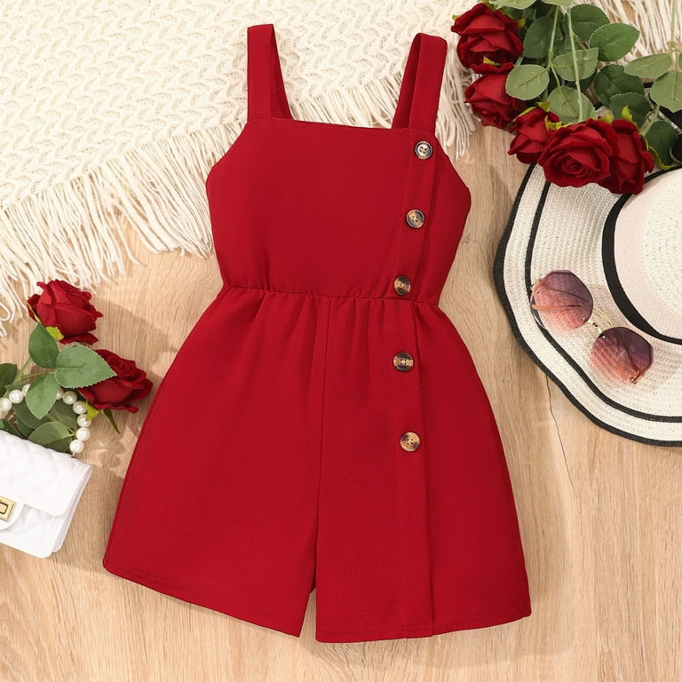 ロンパース・カバーオール Sleeveless Rompers (Red check)  80 ロンパース・カバーオール Sleeveless Rompers (Red check) 80