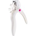 thumbnail image 1 of 1 cortaúñas acrílico, cortador de puntas de uñas ajustable de acero inoxidable, cortaúñas artificiales falsas para proyectos de manicura de uñas postizas, color blanco Sincero Electrónica, 1 of 5