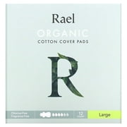 Rael Organic Ultra Thin Pads Super Absorbent Large - Fragrance Free - 12 Pads