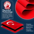 thumbnail image 2 of Anley Rip-Proof Double Sided 3-Ply Turkey Flag 3x5 Foot - The Strongest, Longest Lasting Turkish National Flags 3 X 5 Ft, 2 of 7