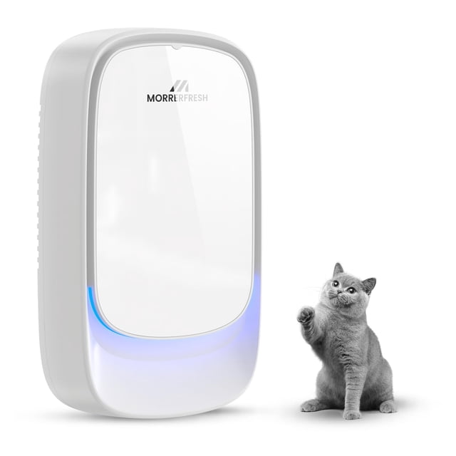 Air Ionizers, Plug in Negative Ion Air Purifier, Pet Odor Eliminator for Dogs/Cats, Ozone Free Quiet Air Freshener for Small Spaces/Cat Litter Room,