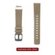 thumbnail image 2 of Rápido Desenganche Auténtico Cuero Reloj Banda 20mm Ancho Flor Vaca Cuero Reloj Correa para Hombres y Mujeres, Gris y Negro, 2 of 8