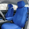 thumbnail image 3 of For 2018-2022 Honda Accord Sport | Sport SE | EX | EX-L | Touring FH Group Waterproof Neoprene Custom Fit Car Seat Covers Front Set - Solid Blue, 3 of 7