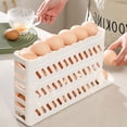 thumbnail image 2 of Cajas de huevos de ABS de gran capacidad Matsuzay para organización de refrigeradores gris, 2 of 6