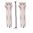 thumbnail image 2 of Coussin Long Rayé Mignon pour Chat Poupée en Tissu, 2 of 4