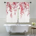 thumbnail image 3 of Sage Green Eucalyptus Leaves Kitchen Curtains Flower Watercolor Floral Spring Botanical Rod Pocket Plant Cafe Curtains for Bathroom Living Room Window Drapes Treatment Fabric 27.5 x 36 Inch, 3 of 6