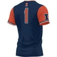 thumbnail image 3 of Unisex ProSphere #1 Navy Illinois Fighting Illini Softball Jersey, 3 of 3