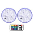 thumbnail image 1 of 2Pcs Sous-Marine LED Lumière Submersible Piscines Carrés Lumières d'Étang avec Télécommande, 1 of 14