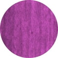 thumbnail image 1 of Ahgly Company Indoor Round Abstract Pink Contemporary Area Rugs, 4' Round, 1 of 4