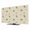 Beige, variant on Indoor Elastic TV Cover, Cute Lemon Floral Dust Proof TV Screen Slipcover Protection, Farmhouse Blue White Striped Stretch Waterproof Monitor Fitted 24" TV Covers for Inside