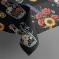 thumbnail image 4 of Pioneer Flower Floral Print Pattern Rectangle Tablecloth 60"x120", Waterproof Polyester Table Cloth, Wipeable Spillproof for Dining Camping Indoor Outdoor, 4 of 6