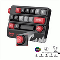 thumbnail image 2 of Teclado Mecánico con Joystick Portátil, Teclas Intercambiables en Caliente, Retroiluminación RGB, Teclado para Juegos Programable con Cable para Escritorio, B, 2 of 7