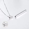 thumbnail image 5 of Urn Necklace for Ashes, Memorial Cremation Jewelry Stainless Steel Tone Bar Pendant Memorial Ashes Keepsake Exquisite Necklace, 5 of 7