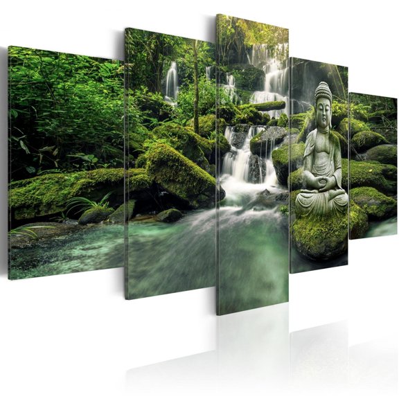 Tiptophomedecor Stretched Canvas Zen Art - Forest Heaven - Stretched & Framed Ready To Hang Art