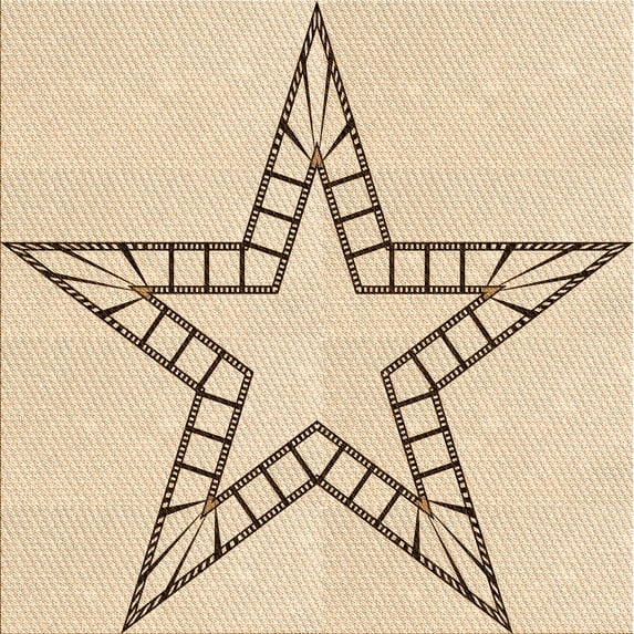 Ahgly Company Indoor Square Patterned Peru Brown Area Rugs, 5' Square