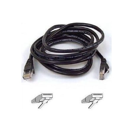 UPC: 0722868484746 | Belkin A3L980-20-BLK-S 20 ft. Cat 6 Black Network Cable