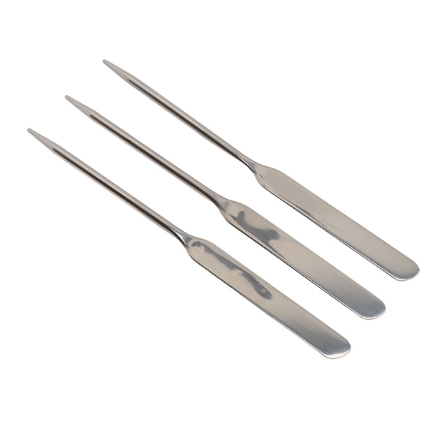 Nail Art Stirring Rod, Blade Design Easy Washing Stainless Steel Nail Glue Mixing Bar For Home