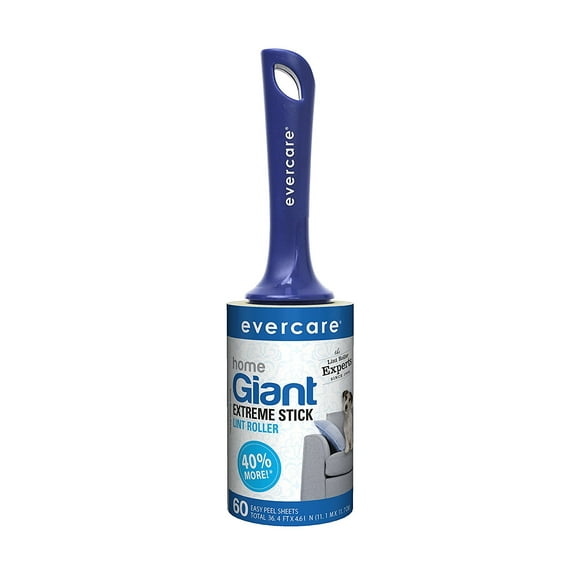 Evercare Giant Lint Roller Extra Large Sheets Refill 60 sheet