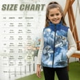 thumbnail image 6 of Garronmavis Cool Wolves Kids Zip Up Vest Size 3T Stand Collar Boys Zip Up Vests Lightweight Sleeveless Jackets Outerwear with Pockets Fashion Warm Sleeveless Jacket for Spring Fall, 6 of 7